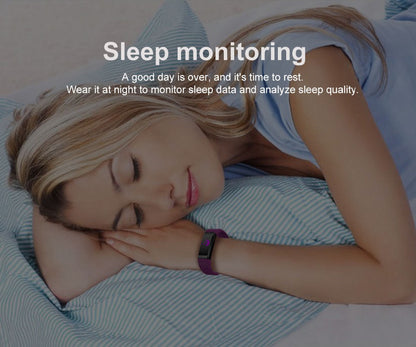 Bluetooth Smart Bracelet Heart Rate Sleep Monitor Sport Watch Fitness Tracker AU